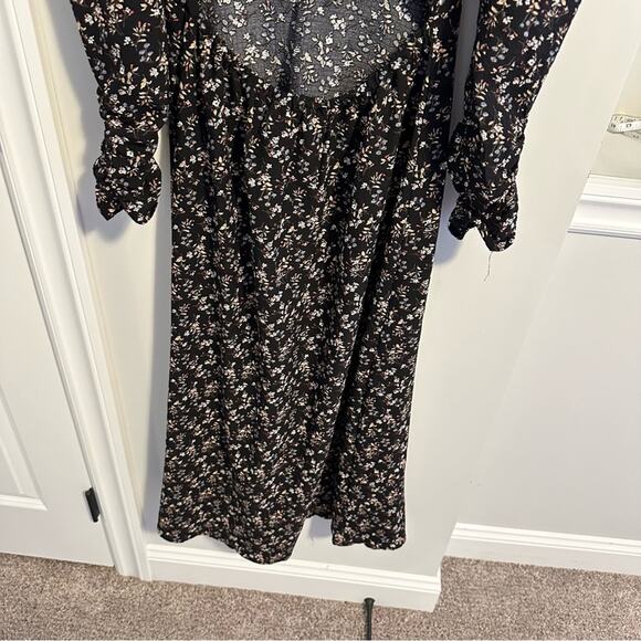 Revolve ASTR The Label Black Floral Maxi Dress Medium - Picture 4 of 10
